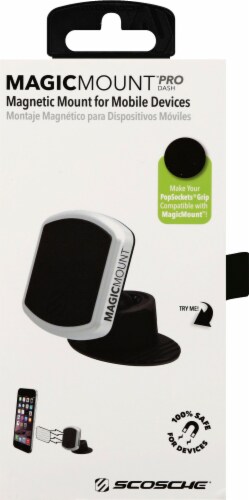 Scosche MagicMount Pro Universal Magnetic Smartphone/GPS Mount - Black Perspective: back