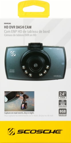 Scosche HD DVR Dashcam 8 GB Perspective: back