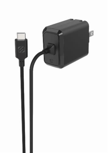 Scosche Powervolt USB Type-C Wall Charger - Black Perspective: back