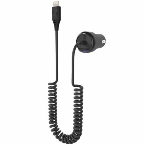 Scosche MFI Certified Power Delivery Lightning Car Charger - Black Perspective: back