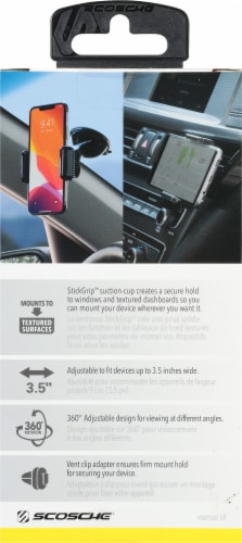 Scosche 3-in-1 Universal Phone Car Mount Perspective: back
