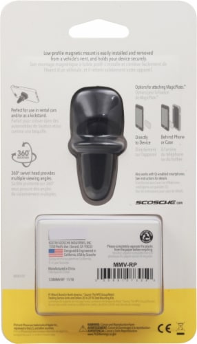 Scosche® MagicMount™ Select Vent Black Phone Mount Perspective: back