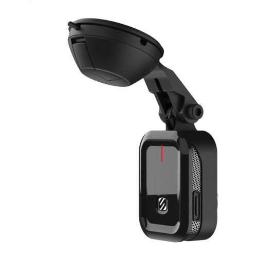 Scosche Full HD Smart Dash Cam with Suction Cup Mount - Black Perspective: back