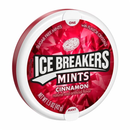 Ice Breakers Sugar Free Cinnamon Mints Perspective: back