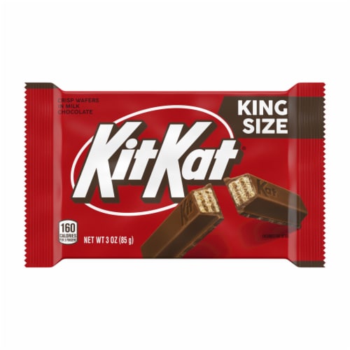 KIT KAT® Milk Chocolate King Size Wafer Candy Bar Perspective: back