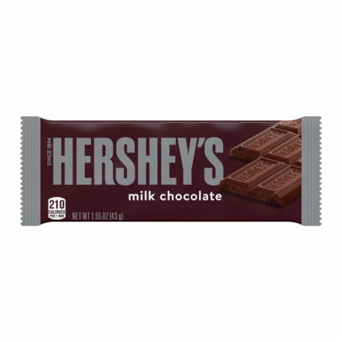 HERSHEY'S Milk Chocolate Candy Bar Perspective: back