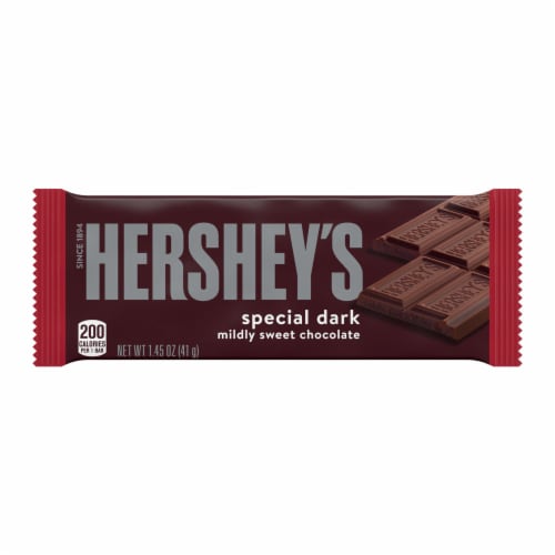 HERSHEY'S SPECIAL DARK Mildly Sweet Chocolate Candy Bar Perspective: back