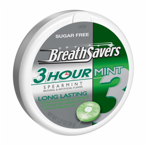 Breath Savers® Spearmint 3 Hour Mints Perspective: back