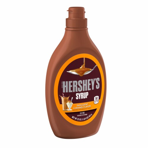 HERSHEY'S Caramel Syrup Bottle Perspective: back