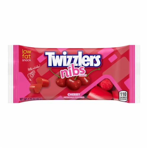 TWIZZLERS NIBS Cherry Candy Bag Perspective: back