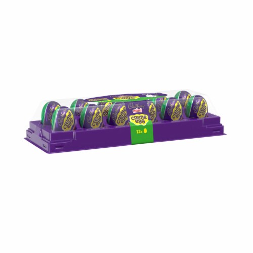 CADBURY MINI CREME EGG Milk Chocolate and Fondant Easter Candy Carton Perspective: back