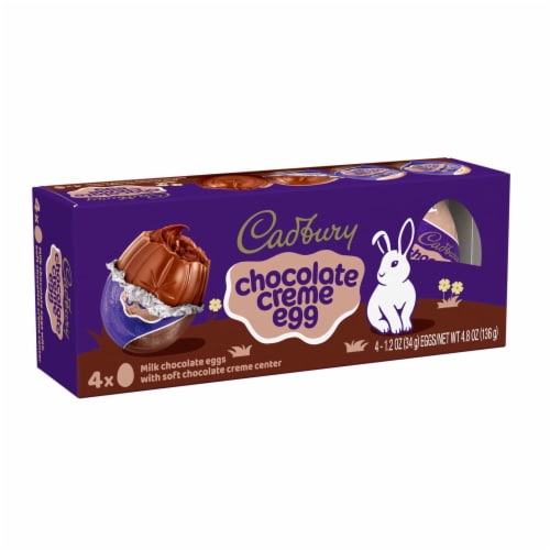 CADBURY CRÈME EGG Milk Chocolate Easter Candy Eggs Perspective: back