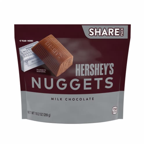 HERSHEY'S NUGGETS Milk Chocolate Candy Share Pack Perspective: back