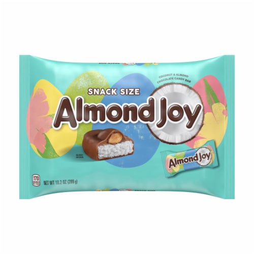 ALMOND JOY Coconut and Almond Chocolate Eggs Easter Candy Bag Perspective: back