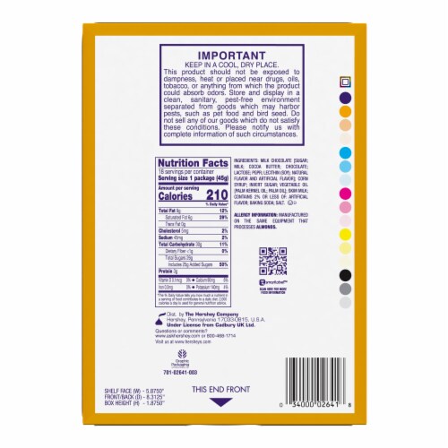 Cadbury Caramello Bar Pack Perspective: back
