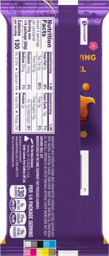 Cadbury Dairy Milk Caramello Chocolate Bar Easter Candy Perspective: back