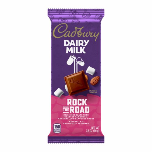 CADBURY DAIRY MILK Rock the Road Milk Chocolate Candy Bar Perspective: back
