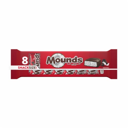 MOUNDS Coconut and Dark Chocolatey Snack Size Candy Bars Perspective: back