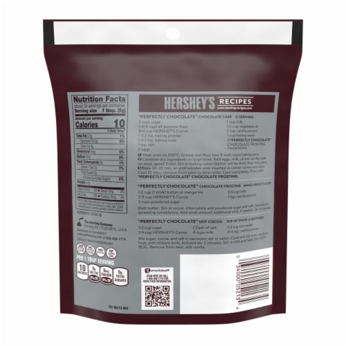 Hershey's Cocoa Pouch Perspective: back
