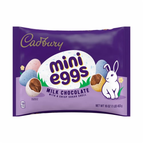 CADBURY MINI EGGS Milk Chocolate Easter Candy Bag Perspective: back