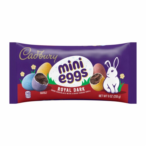 CADBURY MINI EGGS Dark Chocolate Easter Candy Bag Perspective: back