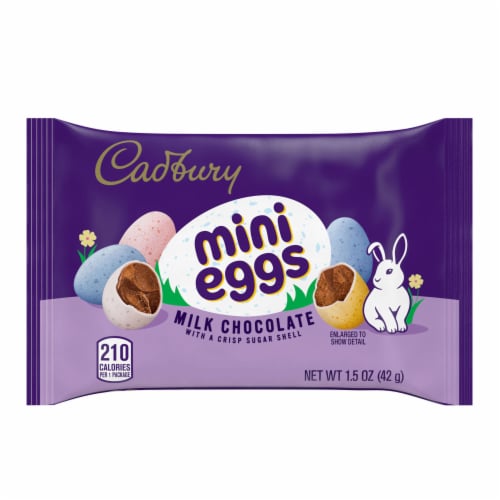 CADBURY MINI EGGS Milk Chocolate Easter Candy Bag Perspective: back