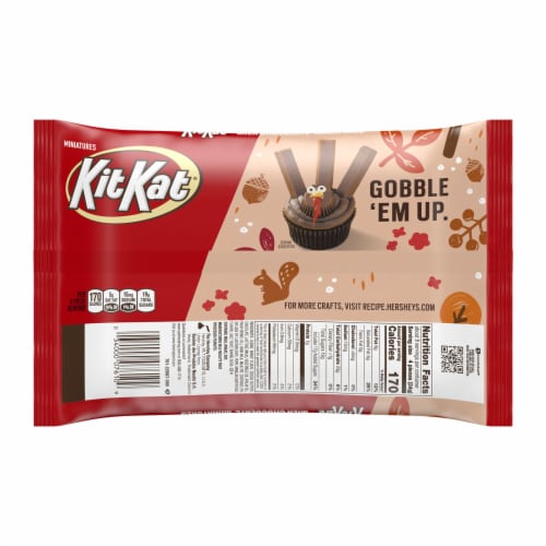 KIT KAT® Miniatures Milk Chocolate Crisp Halloween Wafer Candy Bars Bag Perspective: back