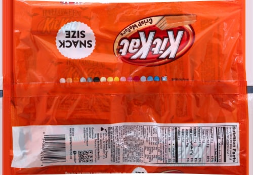 Kit Kat® Orange Colored White Creme Wafer Bars Perspective: back