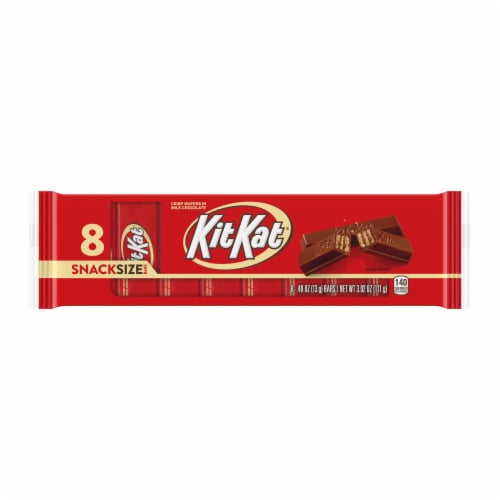 KIT KAT® Milk Chocolate Wafer Snack Size Candy Bars Perspective: back