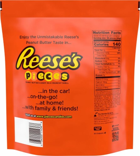 Reese's Pieces Candy Perspective: back