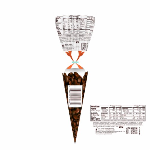Reese's Pieces Holiday Candy in Reindeer Bag Perspective: back