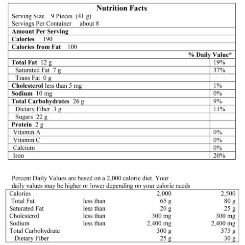 HERSHEY'S KISSES SPECIAL DARK Mildly Sweet Chocolate Holiday Candy Perspective: back