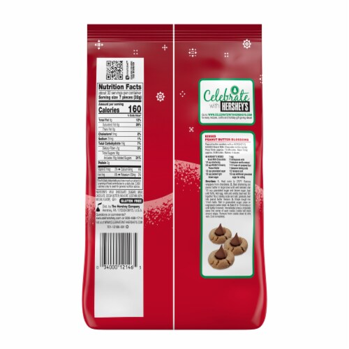 Hershey's Kisses Milk Chocolate Holiday Candy Perspective: back