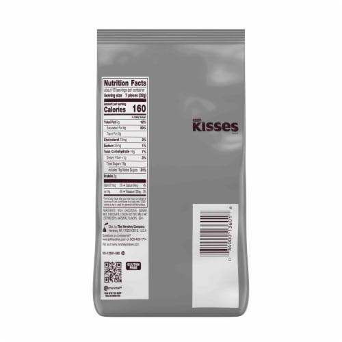Hershey's Kisses Milk Chocolates Perspective: back