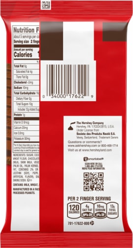 Kit Kat® Crisp Wafers in Milk Chocolate XL Perspective: back