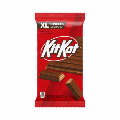KIT KAT® Milk Chocolate Wafer XL Candy Bar Perspective: back