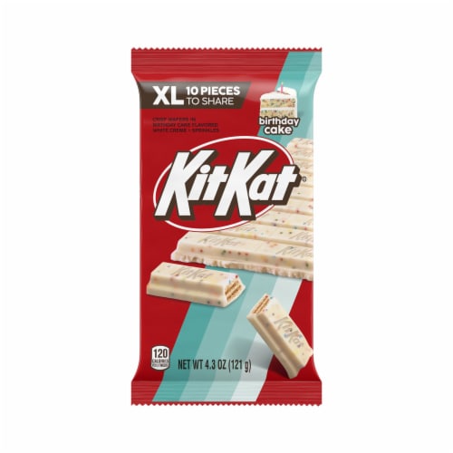 KIT KAT® Birthday Cake Flavored Wafer XL Candy Bar Perspective: back