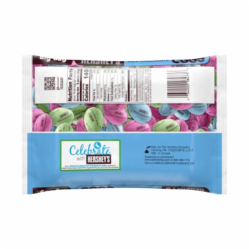 Hershey's Easter Milk Chocolate Eggs Big Bag Perspective: back