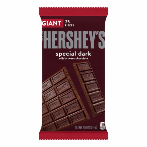 HERSHEY'S SPECIAL DARK Mildly Sweet Chocolate Giant Candy Bar Perspective: back