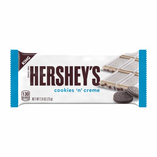 HERSHEY'S Cookies 'n' Creme King Size Candy Bar Perspective: back