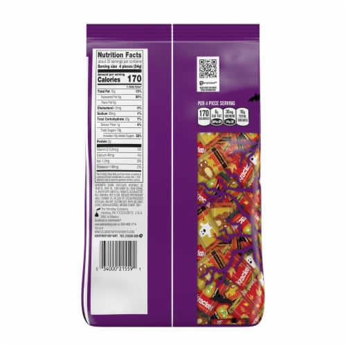 Hershey's Miniatures Halloween Candy Assortment Perspective: back