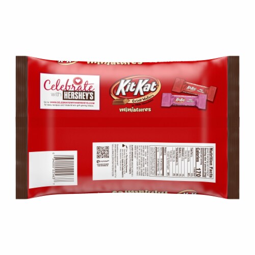 Kit Kat Miniatures Milk Chocolate Candy Perspective: back