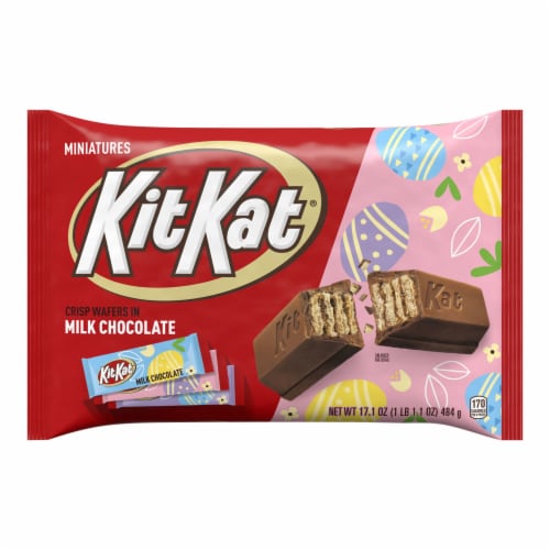 KIT KAT® Miniatures Milk Chocolate Wafer Easter Candy Bag Perspective: back
