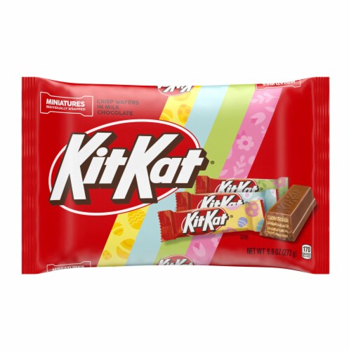 KIT KAT® Miniatures Milk Chocolate Wafer Easter Candy Bag Perspective: back
