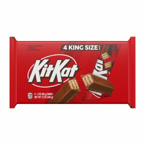 KIT KAT® Milk Chocolate Wafer King Size Candy Bars Perspective: back