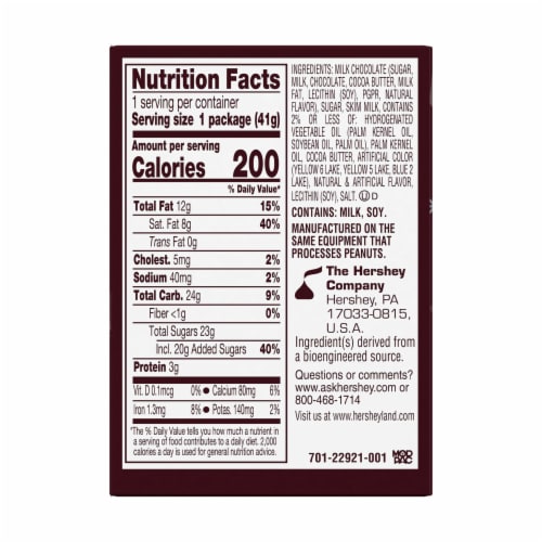 HERSHEY'S Milk Chocolate with Cinnamon Flavor Hot Chocolate Bomb Christmas Candy Gift Box Perspective: back