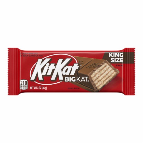 KIT KAT® BIG KAT® Milk Chocolate Wafer King Size Candy Bar Perspective: back