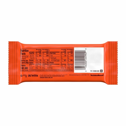 REESE'S STUFFED WITH PRETZELS Big Cup Milk Chocolate Peanut Butter Cups Candy King Size Pack Perspective: back