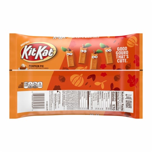 Kit Kat® Miniatures Pumpkin Pie Flavored Wafer Bars Perspective: back