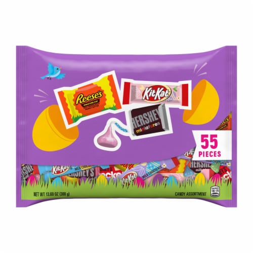 HERSHEY'S KIT KAT® and REESE'S Assorted Chocolate Easter Candy Bag Perspective: back